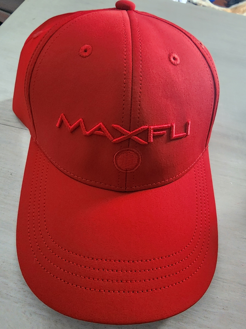 MAXFLI Men's Red Performance Golf Cap